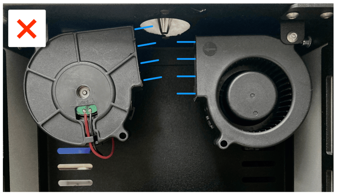 Cooling Fan Positions - Incorrect